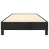 Kép 5/9 - Fekete bársony rugós ágykeret 90 x 200 cm