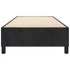 Kép 5/9 - Fekete bársony rugós ágykeret 90x190 cm