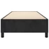Kép 5/9 - Fekete bársony rugós ágykeret 90 x 200 cm