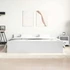 Kép 4/10 - Fehér ágykeret fej- és lábtámlával 160 x 200 cm