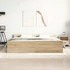 Kép 4/10 - Sonoma tölgy színű ágykeret fej- és lábtámlával 160 x 200 cm