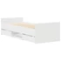 Kép 3/11 - Fehér ágykeret fej- és lábtámlával 90 x 190 cm