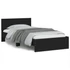 Kép 1/10 - vidaXL fekete  ágykeret fejtámlával 100 x 200 cm