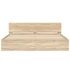 Kép 5/10 - Sonoma tölgy színű ágykeret fejtámlával 180 x 200 cm