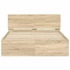 Kép 5/10 - Sonoma tölgy színű ágykeret fejtámlával 120 x 190 cm