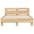 Kép 7/11 - Sonoma tölgy színű ágykeret fejtámlával és LED-del 120x190 cm