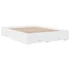 Kép 3/10 - Fehér ágykeret fiókokkal 140x200 cm