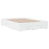 Kép 3/10 - Fehér ágykeret fiókokkal 140 x 190 cm