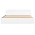 Kép 5/11 - Fehér ágykeret fejtámlával matrac nélkül 180x200 cm