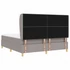 Kép 9/11 - Boxspring ágy matraccal Tópszínű 180 x 200 cm szövet gombos tűzött