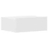 Kép 1/11 - vidaXL fehér szerelt fa függő éjjeliszekrény 40 x 30 x 15 cm