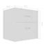Kép 6/6 - Fehér éjjeliszekrény 40 x 30 x 40 cm