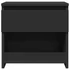 Kép 5/11 - Fekete fa éjjeliszekrény 40 x 30 x 39 cm