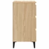 Kép 6/9 - Sonoma tölgy színű éjjeliszekrény fémlábakkal 40 x 35 x 69 cm