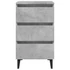 Kép 5/9 - Betonszürke éjjeliszekrény fémlábakkal 40 x 35 x 69 cm