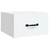 Kép 1/9 - vidaXL fehér falra szerelhető éjjeliszekrény 35x35x20 cm
