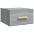 Kép 1/9 - vidaXL szürke sonoma falra szerelhető éjjeliszekrény 35x35x20 cm