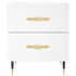 Kép 6/11 - Fehér éjjeliszekrény 40 x 35 x 47,5 cm