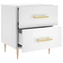 Kép 5/11 - Fehér éjjeliszekrény 40 x 35 x 47,5 cm