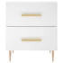 Kép 6/11 - Fehér éjjeliszekrény 40 x 35 x 47,5 cm