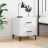 Kép 2/11 - Fehér éjjeliszekrény 40 x 35 x 47,5 cm