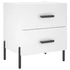 Kép 1/11 - vidaXL fehér szerelt fa éjjeliszekrény 40 x 35 x 47,5 cm