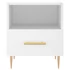 Kép 4/11 - Fehér éjjeliszekrény 40 x 35 x 47,5 cm