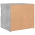 Kép 10/11 - Betonszürke éjjeliszekrény LED-világí­tással 50 x 40 x 45 cm