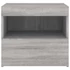 Kép 8/11 - Szürke sonoma éjjeliszekrény LED-világí­tással 50 x 40 x 45 cm