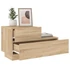 Kép 4/11 - Sonoma tölgy színű éjjeliszekrény LED-ekkel 70 x 36 x 40,5 cm