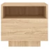 Kép 7/11 - Sonoma tölgy színű éjjeliszekrény LED-ekkel 40 x 39 x 37 cm