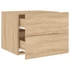 Kép 6/11 - Sonoma tölgy színűli éjjeliszekrény LED-világí­tással