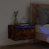 Kép 2/11 - Füstös sonoma színűli éjjeliszekrény LED-világí­tással