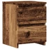 Kép 2/10 - Antik fa színű éjjeliszekrény 30 x 30 x 40 cm