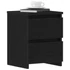 Kép 3/11 - Éjjeliszekrény fiókkal Fekete tölgy 30 x 30 x 40 cm