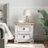 Kép 2/11 - Éjjeliszekrény Corona Fehér 53 x 39 x 47 cm tömör fenyőfa