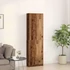 Kép 4/11 - Ruhásszekrény polcokkal Öreg fa 55 x 25 x 189 cm