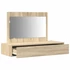 Kép 5/11 - Öltözködőasztal fiókkal tükörrel Barna 100 x 40 x 70 cm