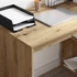 Kép 4/11 - Asztal polcokkal Sonoma tölgy 100 x 40 x 90 cm