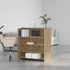 Kép 3/11 - Sonoma tölgy színű íróasztal 140 x 50 x 76 cm