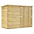 Kép 1/11 - impregnált fenyőfa kerti fészerház 232 x 110 x 170 cm