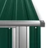 Kép 7/8 - Zöld kerti fészer horganyzott acélból 118,5 x 97 x 209,5 cm