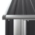 Kép 5/7 - Antracitszürke horganyzott acél kerti fészer 180,5 x 97 x 209,5 cm