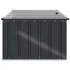 Kép 7/11 - Kerti Tároló Doboz Fekete 101 x 82 x 50 cm Acél