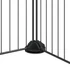 Kép 7/9 - 8 paneles fekete acél kisállatketrec ajtóval 35 x 35 cm