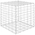 Kép 1/6 - kocka alakú acélhuzal gabion magaságyás 50 x 50 x 50 cm