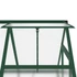 Kép 9/11 - Zöld alumínium melegház alapvázzal 169 x 114 x 195 cm