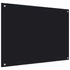 Kép 5/10 - Fekete edzett üveg konyhai fröccsenésgátló 80 x 60 cm