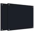 Kép 1/10 - vidaXL 2 db fekete edzett üveg konyhai fröccsenésgátló 70 x 60 cm