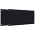 Kép 1/10 - vidaXL 2 db fekete edzett üveg konyhai fröccsenésgátló 80 x 40 cm